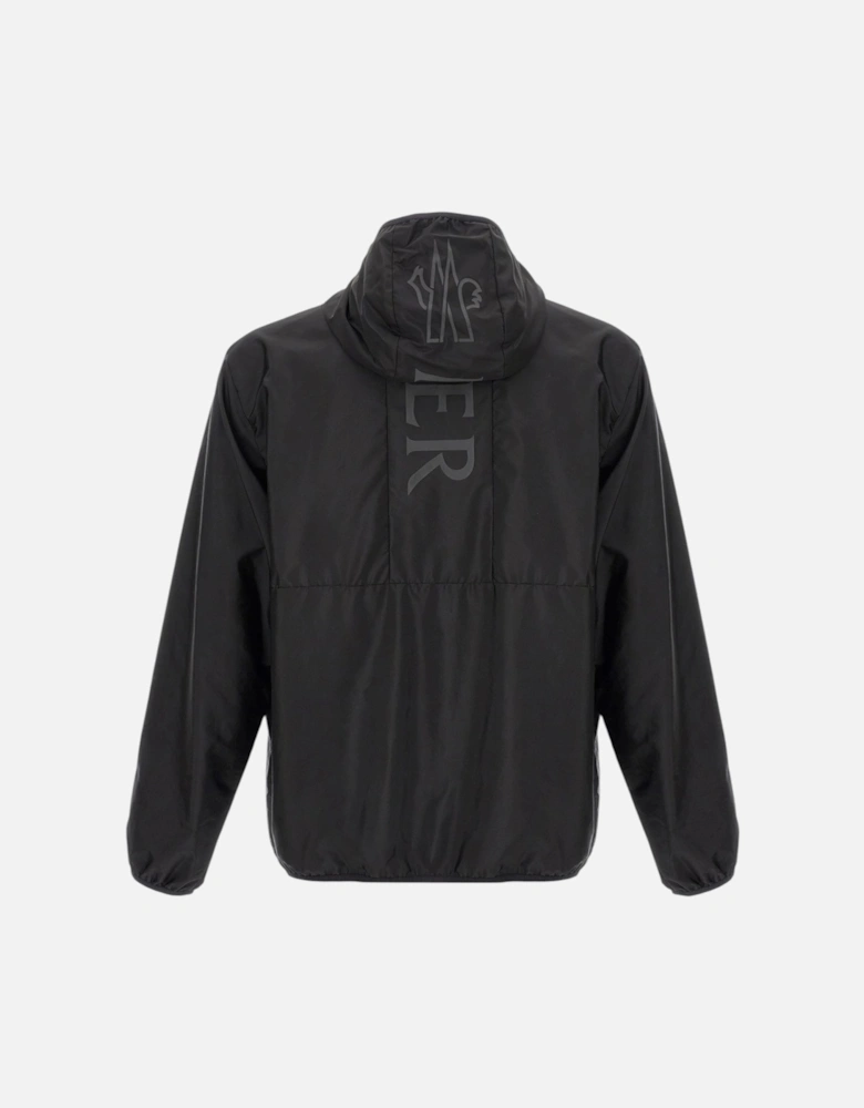 Grainer Black Windbreaker Jacket