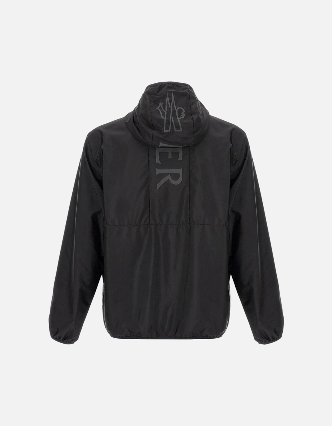 Grainer Black Windbreaker Jacket