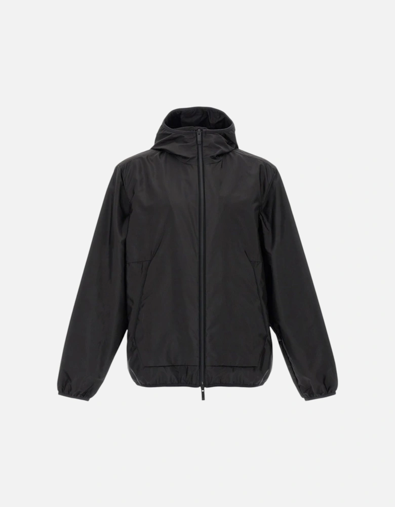 Grainer Black Windbreaker Jacket