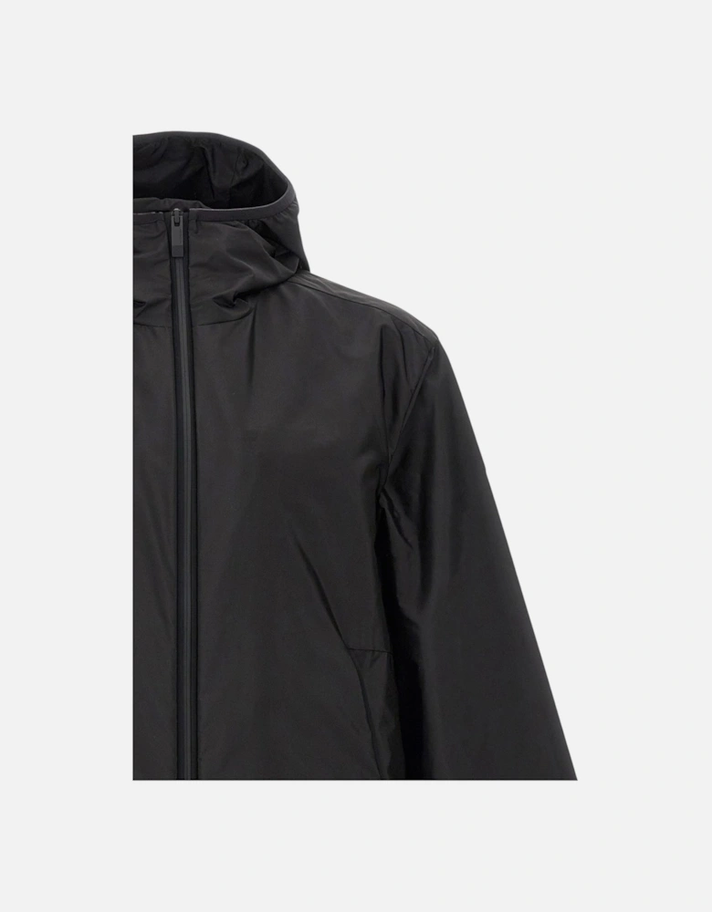 Grainer Black Windbreaker Jacket