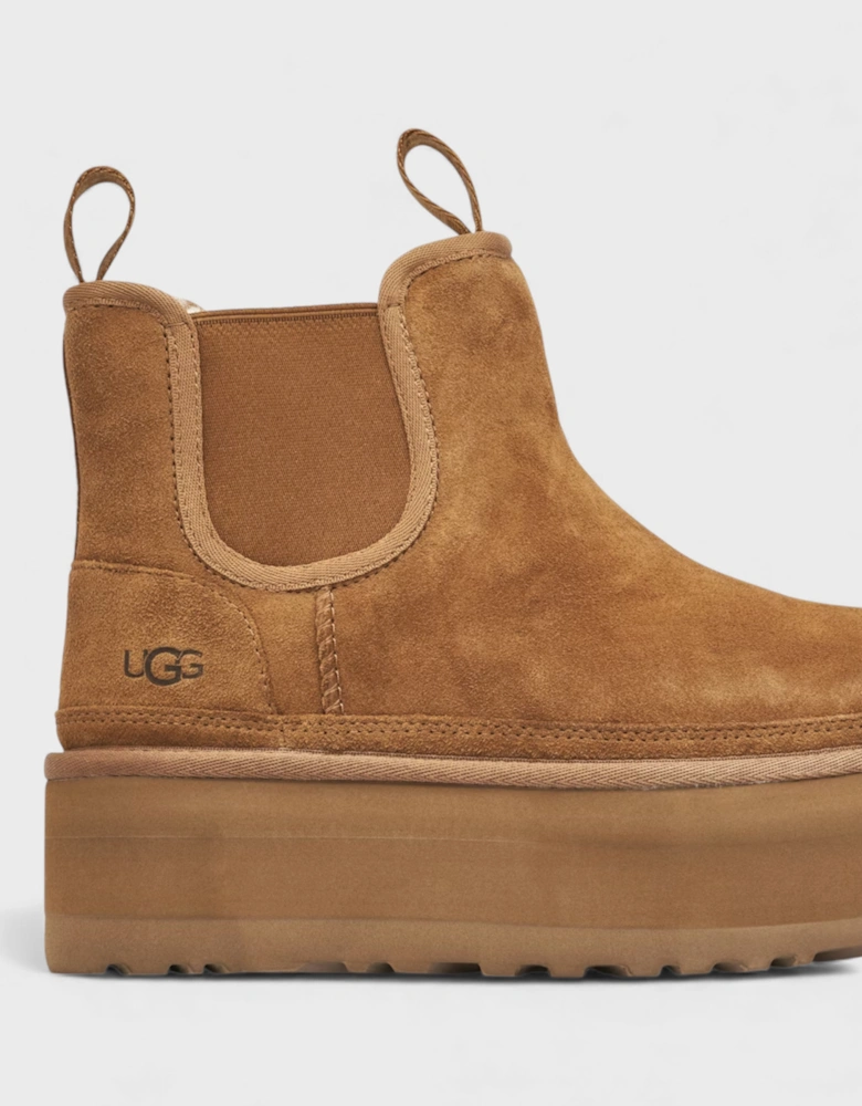 Neumel Platform Chelsea Boot Chestnut Womens