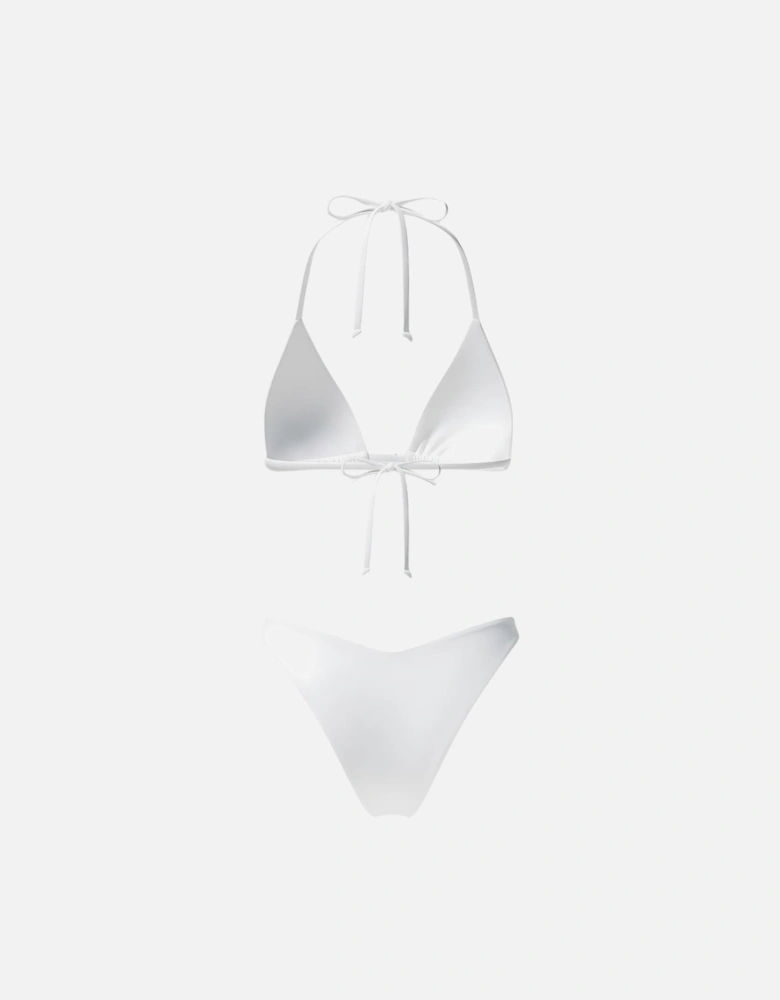 Calliope Luxury Crystal Bikini Bottom White