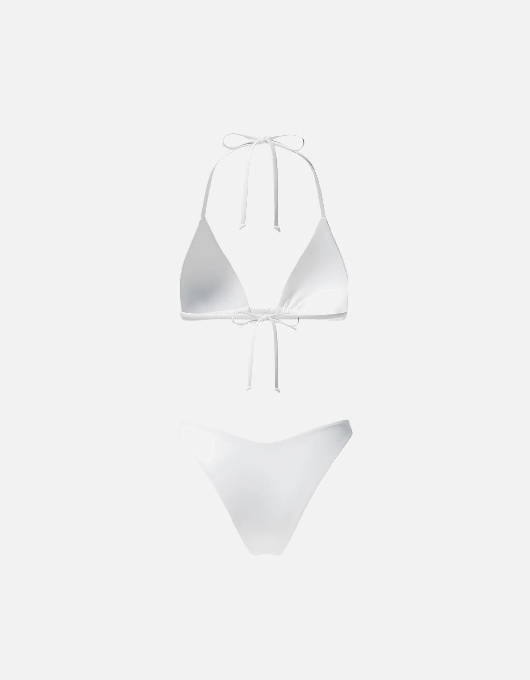 Calliope Luxury Crystal Bikini Bottom White