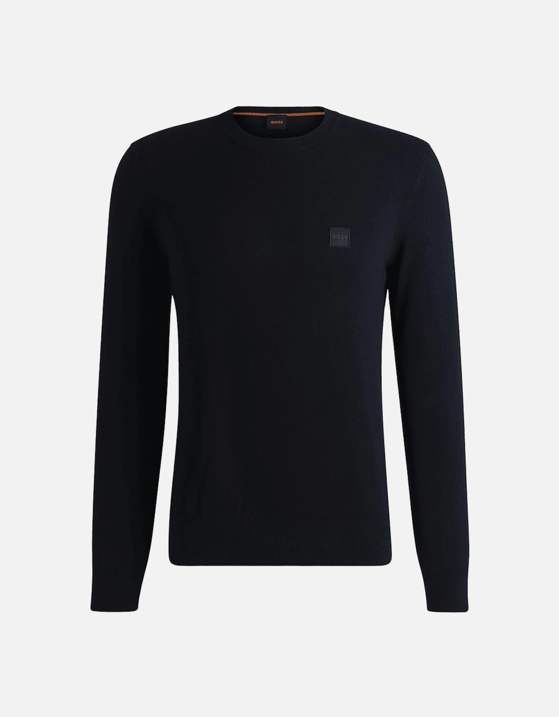 Kanovano Cashmere-Cotton Crew Neck Navy Jumper, 4 of 3