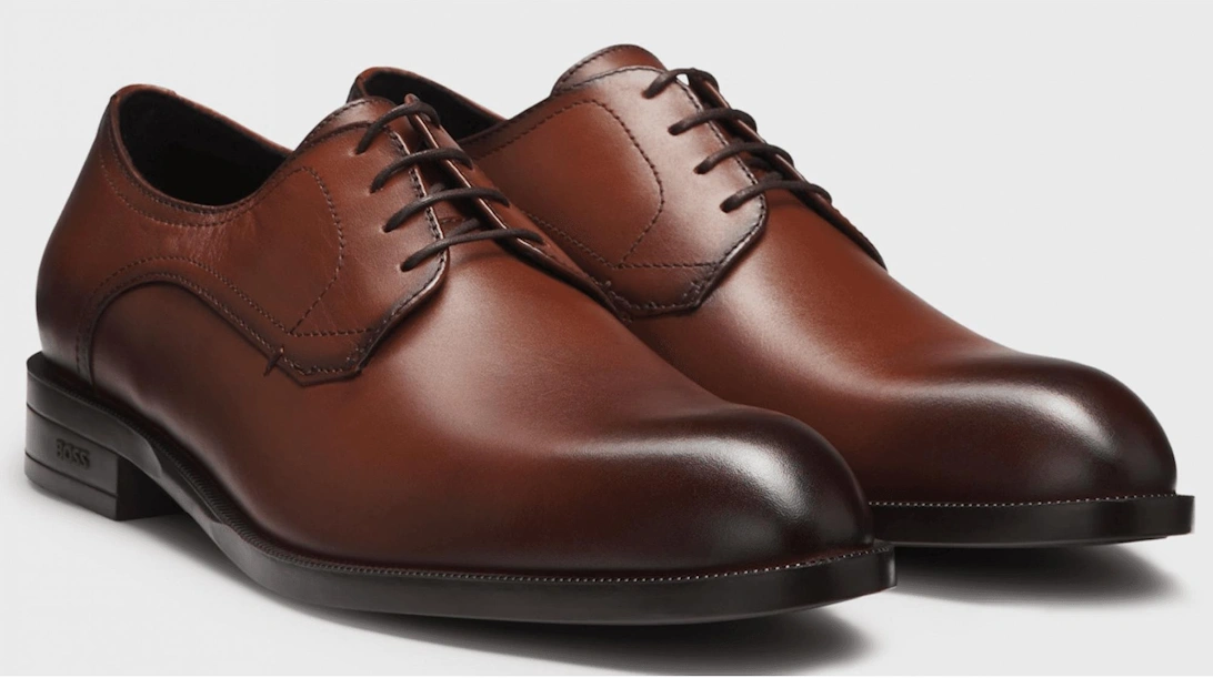 Tayil_Derb Leather Brown Derby Shoes