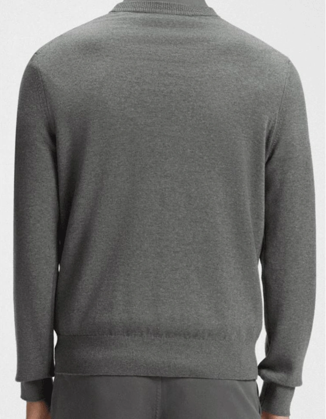 Kanovano Cashmere-Cotton Crew Neck Grey Jumper
