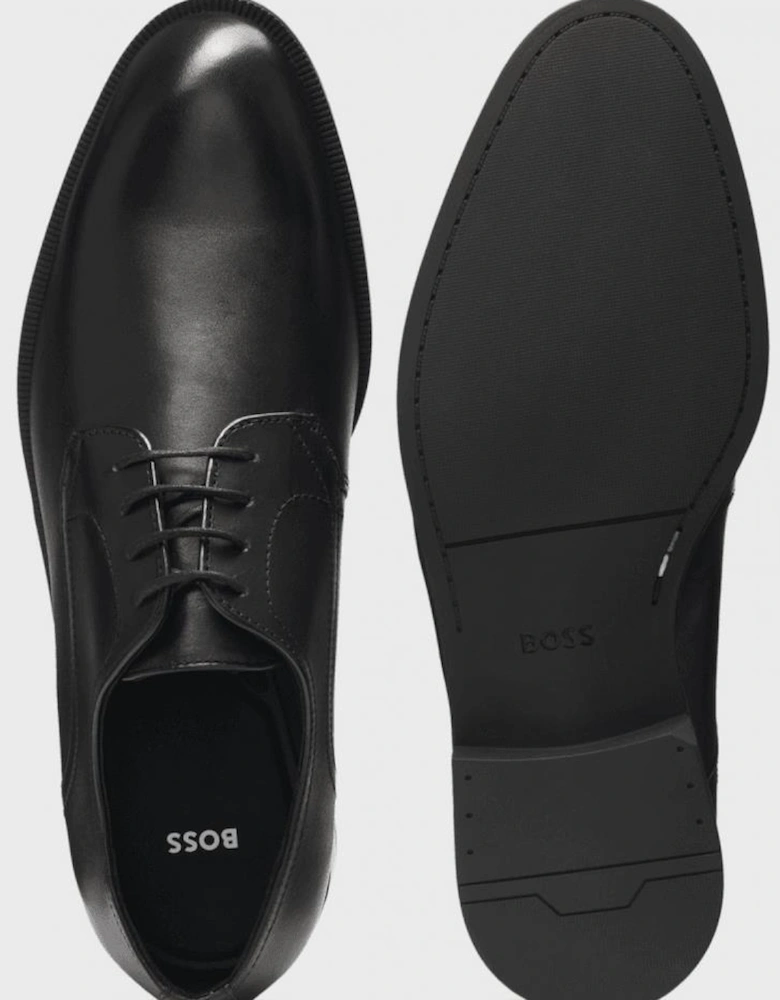 Tayil_Derb Leather Black Derby Shoes