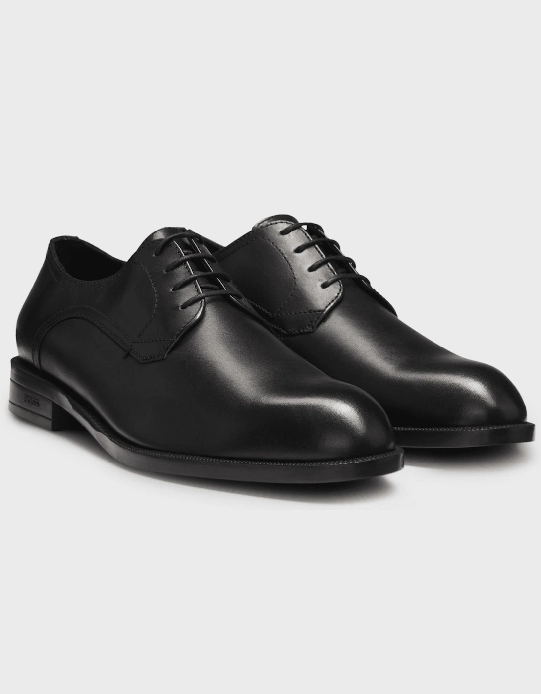 Tayil_Derb Leather Black Derby Shoes