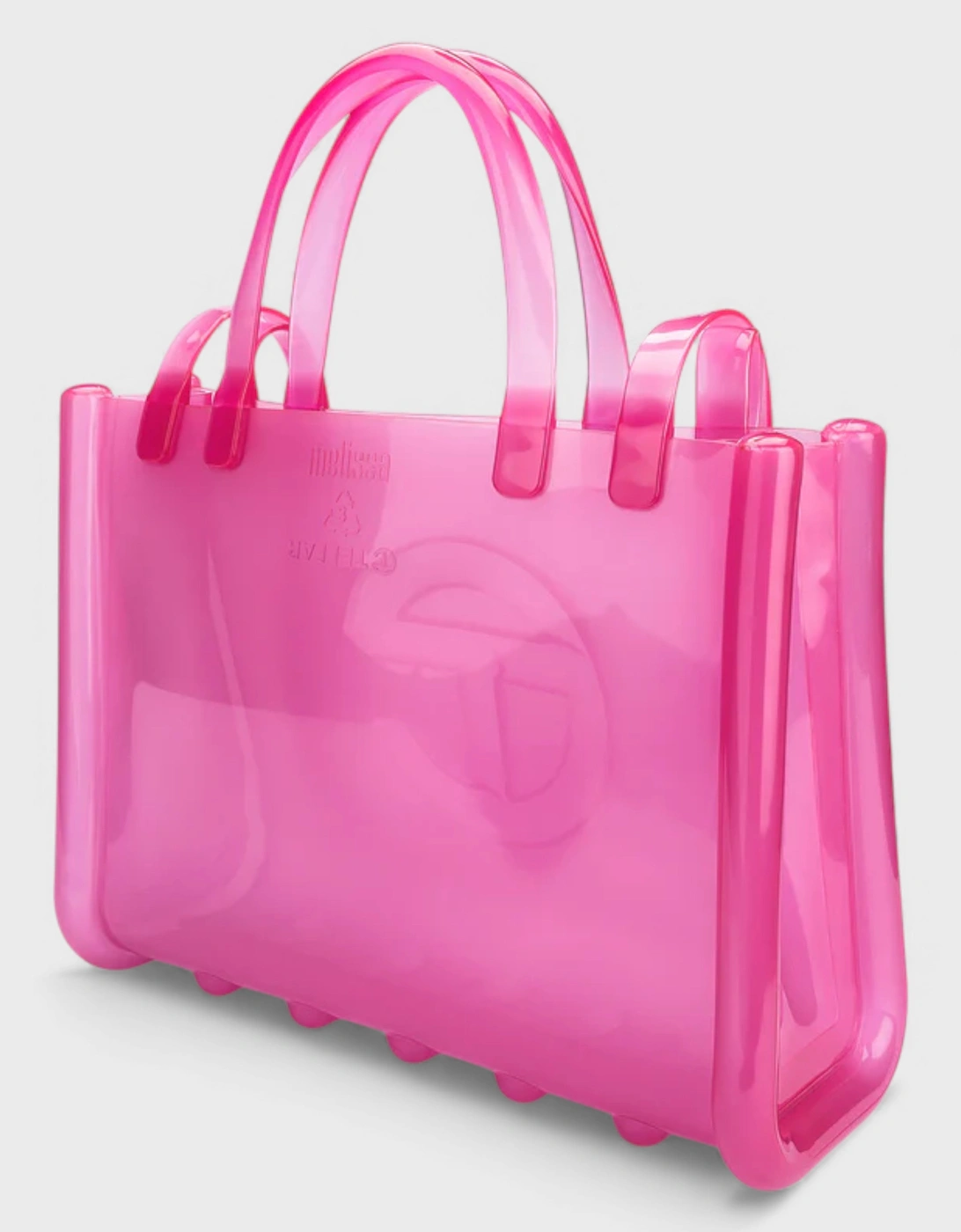X Mellisa Medium Jelly Shopper Pink