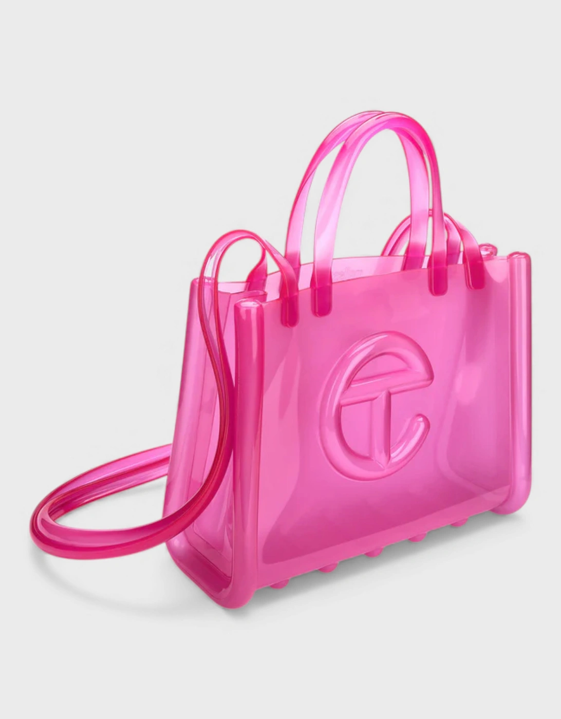 X Mellisa Medium Jelly Shopper Pink