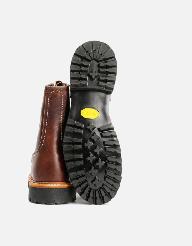 4585 8-Inch Logger Briar Oil Leather Men's Brown Boots