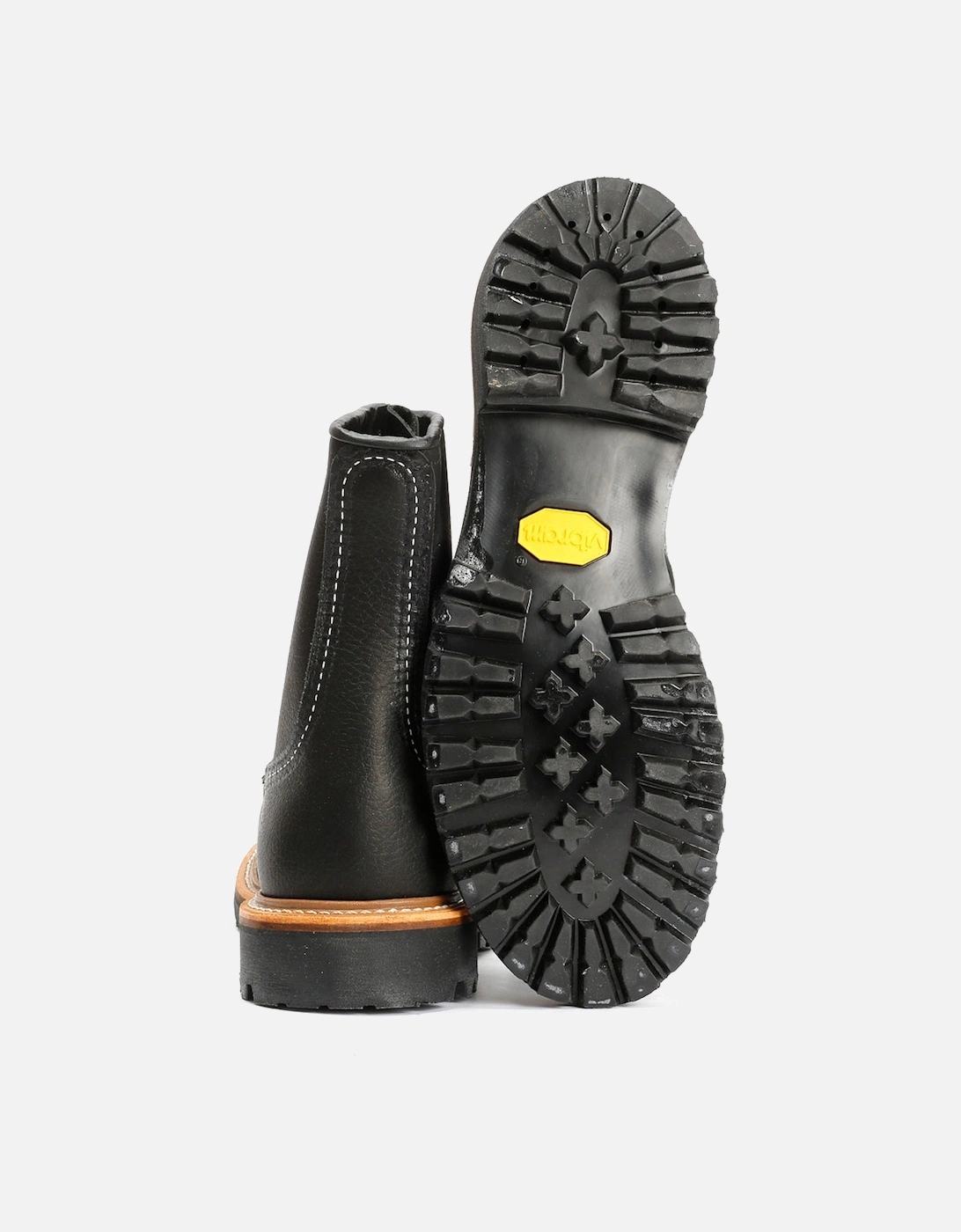 4501 8-Inch Logger Oil Leather Men's Black Boots