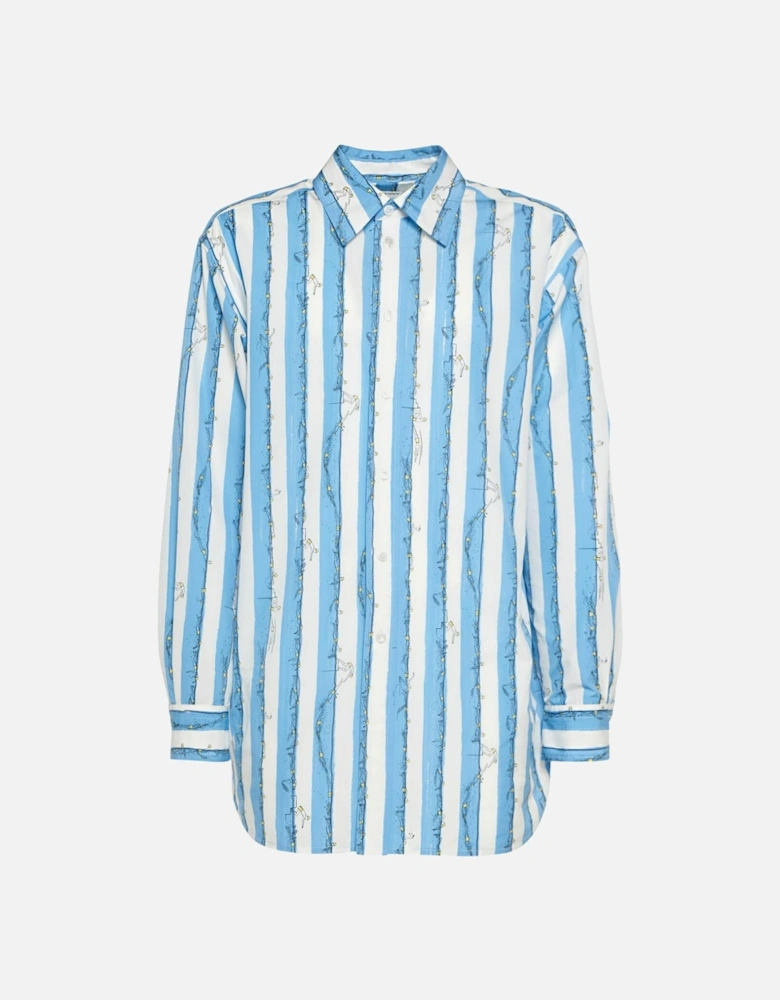 SWIMMERS PRINTED COTTON SHIRT