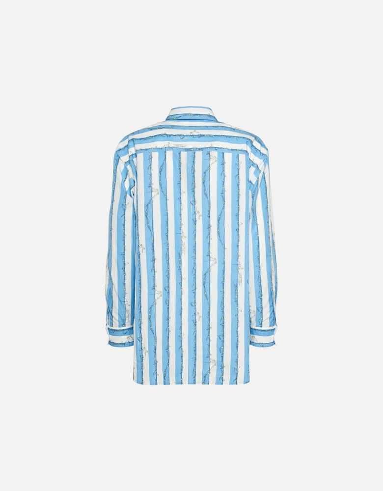 SWIMMERS PRINTED COTTON SHIRT