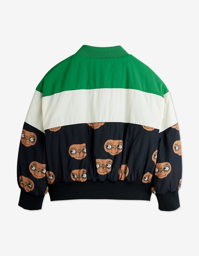 Kids E.T. Baseball Jacket in Green