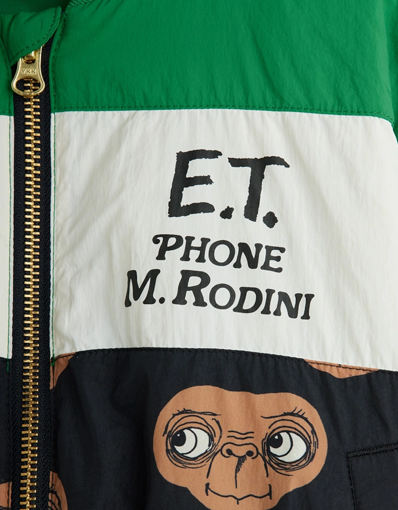 Kids E.T. Baseball Jacket in Green