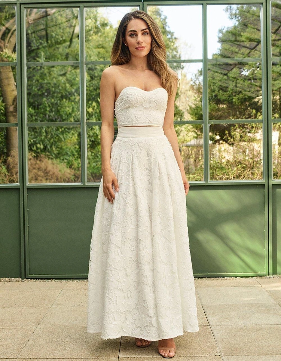 Lydia Millen Lace Cotton Maxi Skirt, 2 of 1