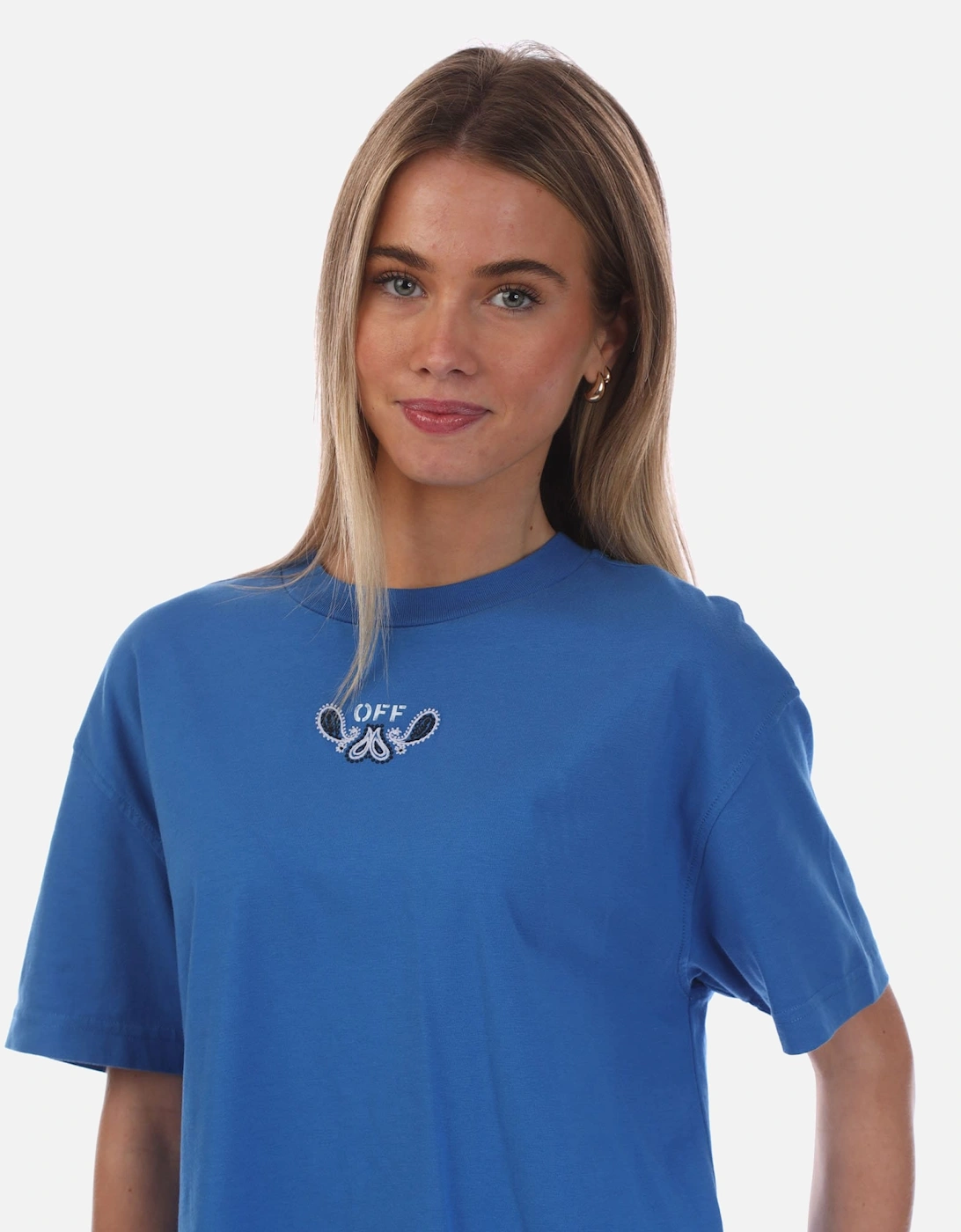 Embroidered Bandana Arrow Casual T-Shirt