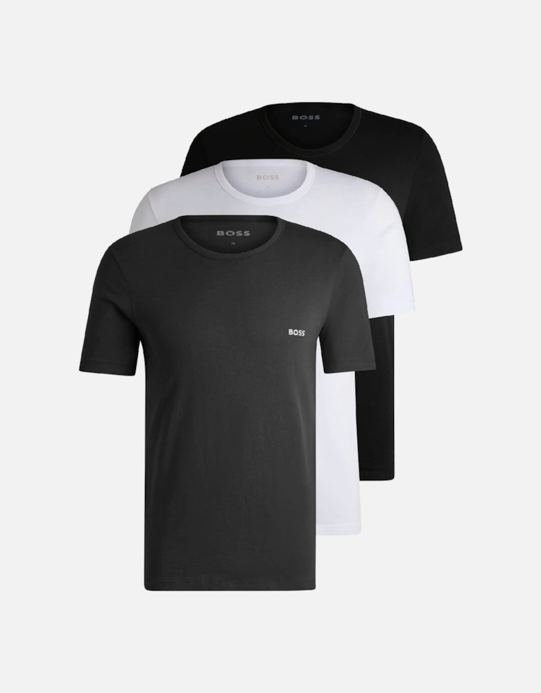 3 Pack of Logo Embroidered T-Shirts