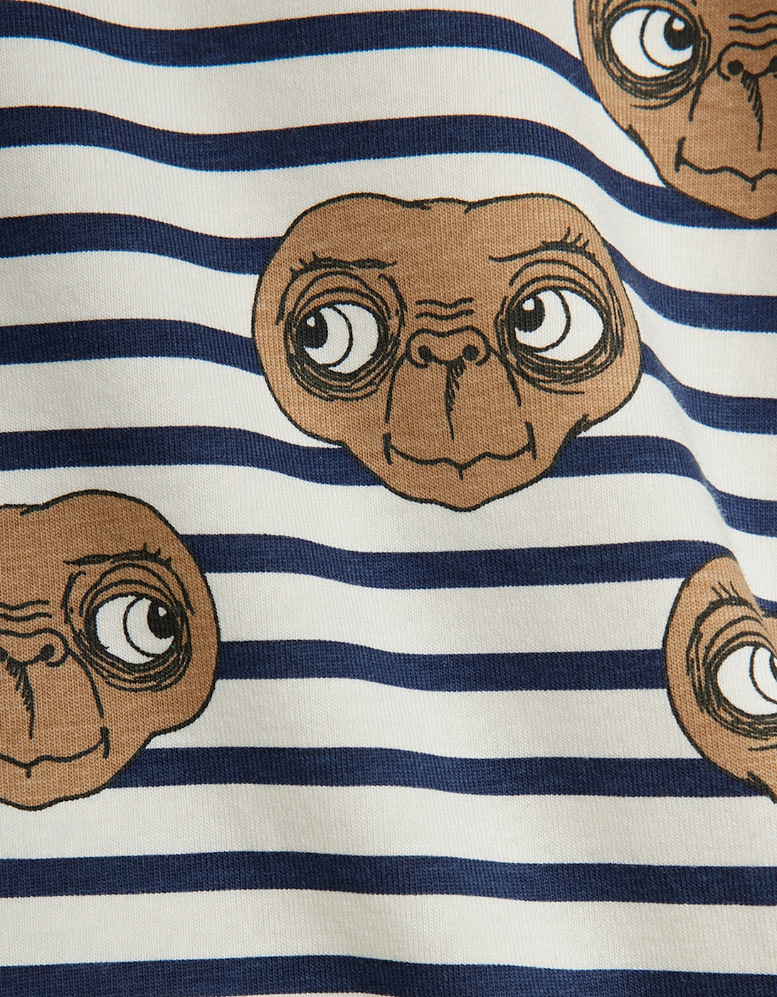 Kids E.T. Stripe AOP T-Shirt in White