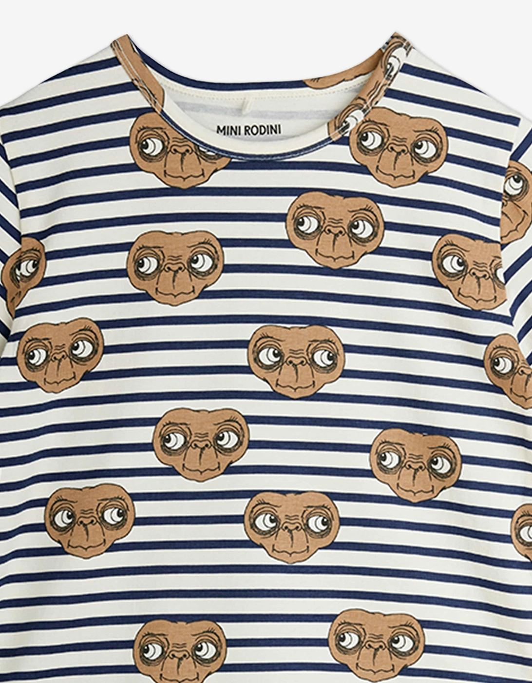 Kids E.T. Stripe AOP T-Shirt in White