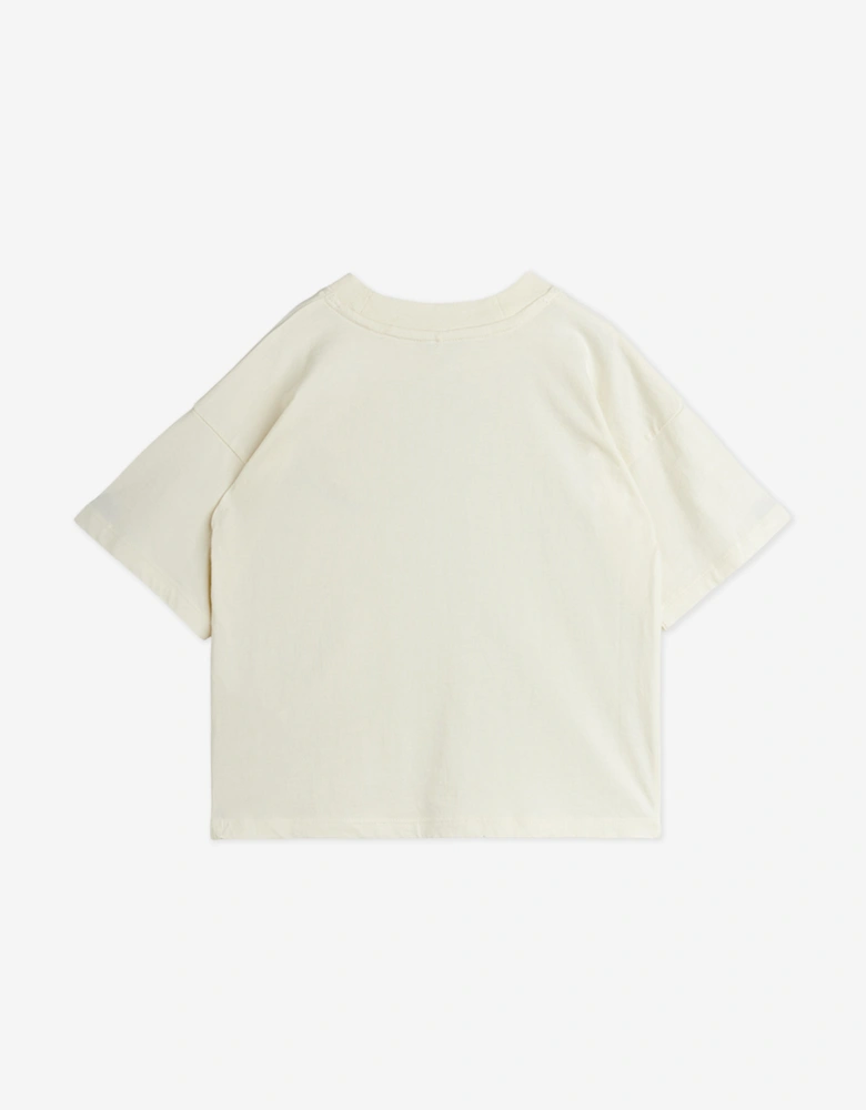 Kids E.T. Embroidered T-Shirt in Ivory