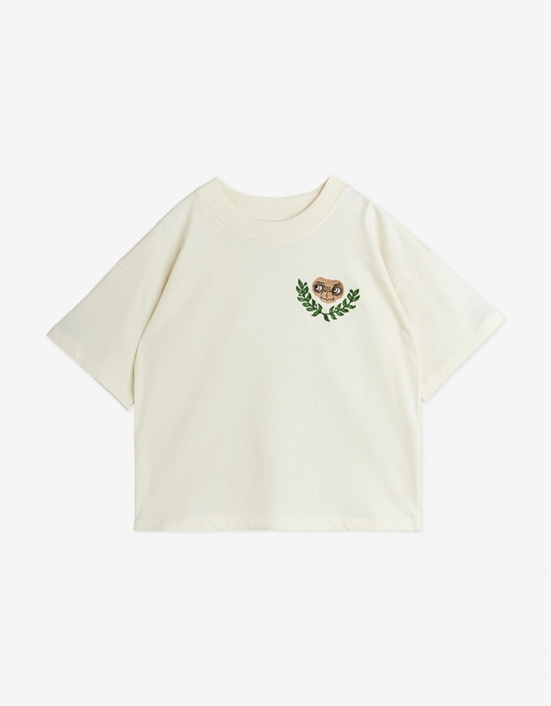 Kids E.T. Embroidered T-Shirt in Ivory