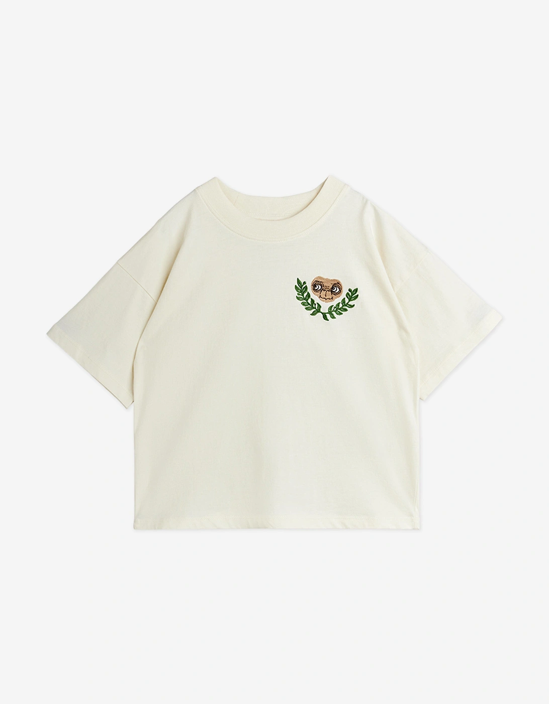 Kids E.T. Embroidered T-Shirt in Ivory, 5 of 4