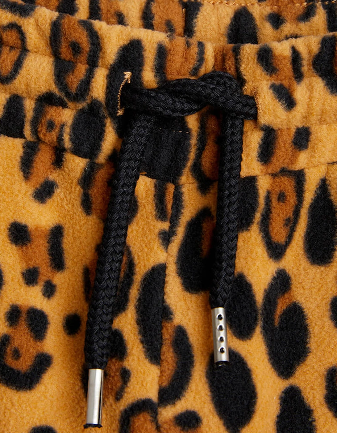 Girls Leopard Joggers in Brown