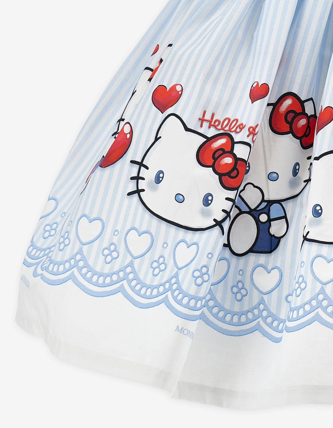 Monnalisa Girls Blue Hello Kitty Skirt In - : 5 Years Size 5 Yrs Kids