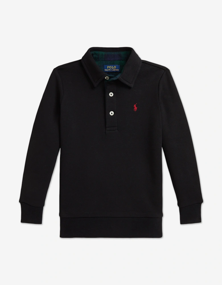 Boys Logo Sweatshirt in Black