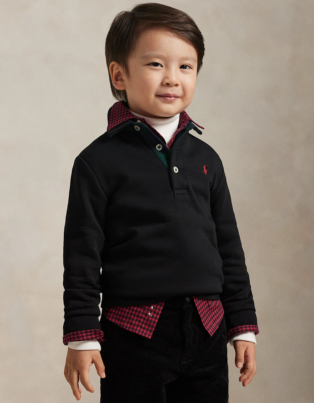 Boys Logo Sweatshirt in Black