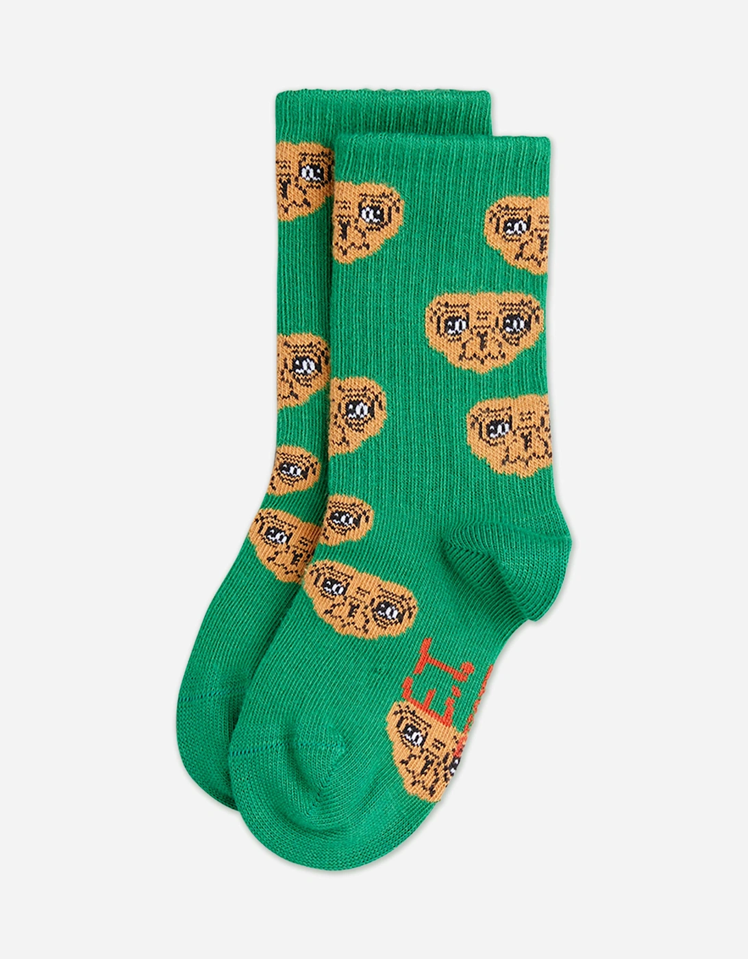 Kids E.T. Socks in Green