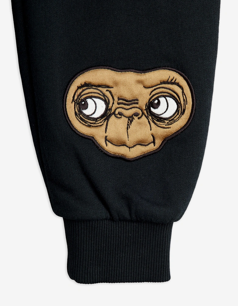 Kids E.T. Application Joggers in Black