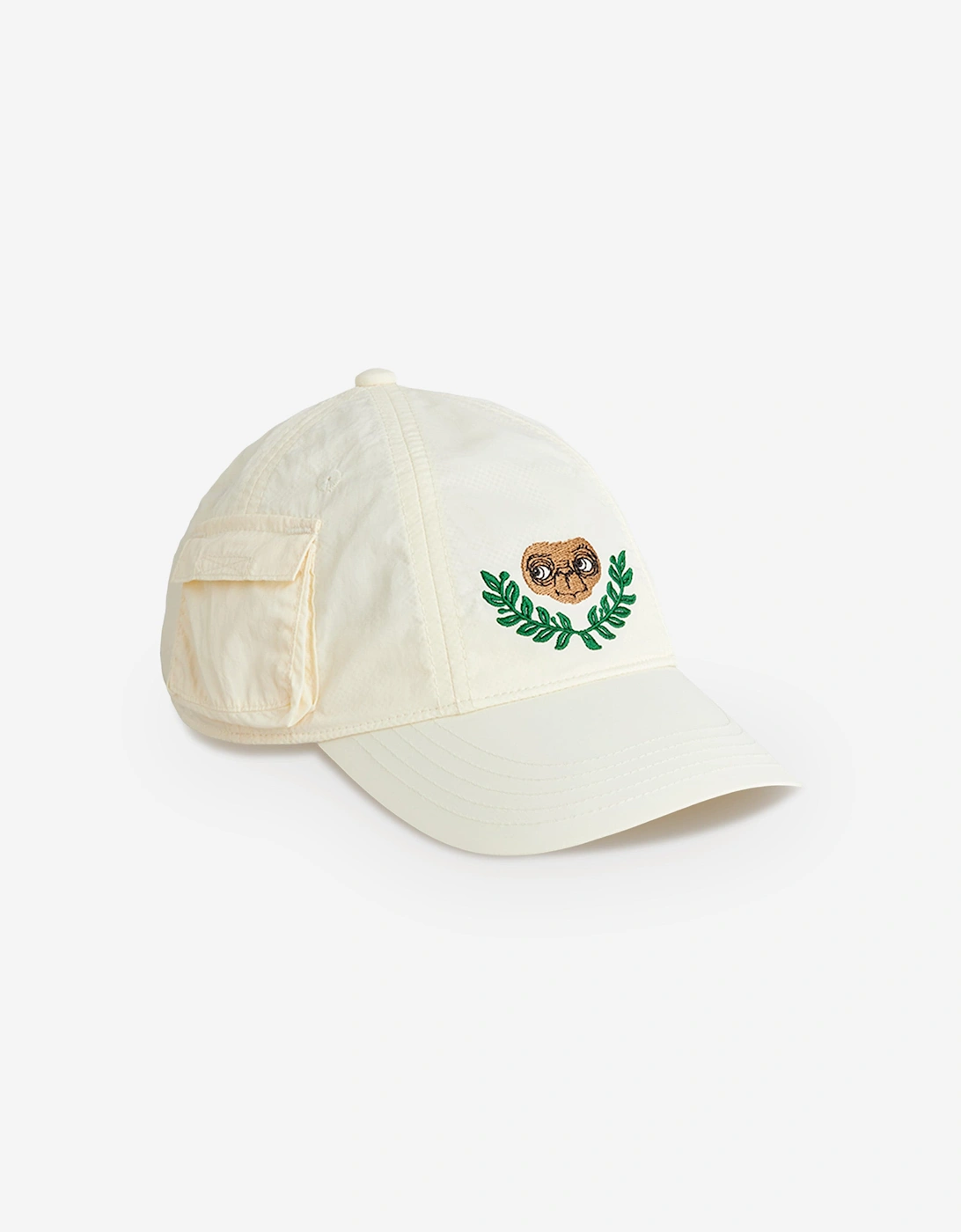 Kids E.T. Embroidered Pocket Cap in Ivory, 5 of 4