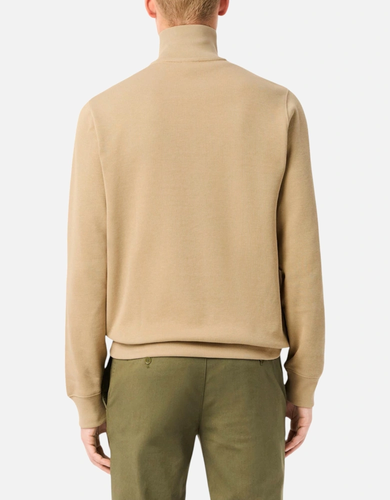 Mens Sweatshirt High Neck Interlock Sweatshirt