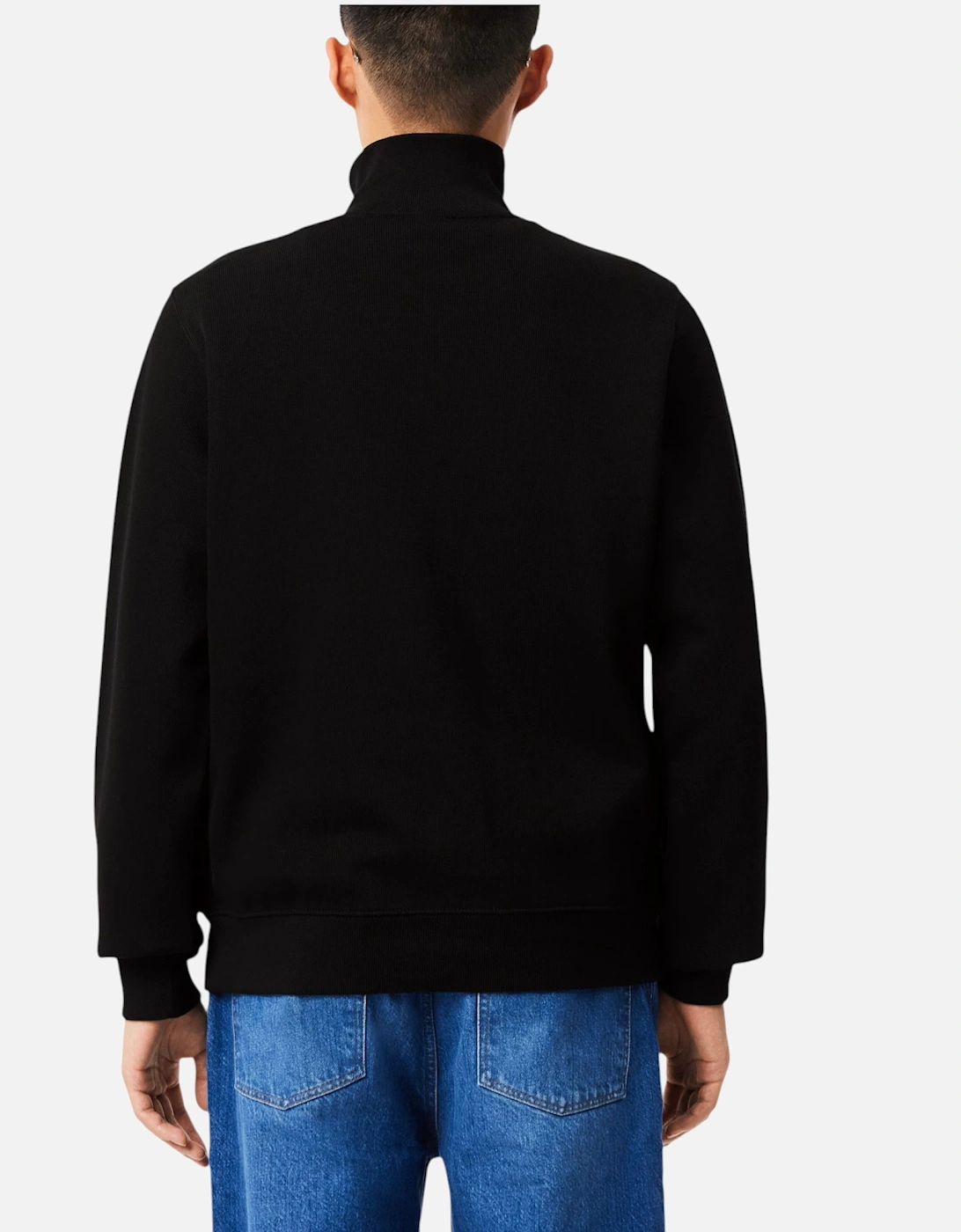 Mens Sweatshirt High Neck Interlock Sweatshirt