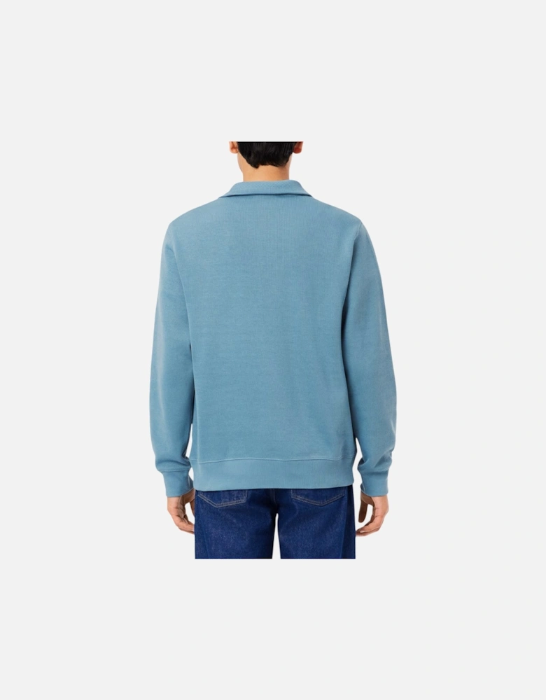 Mens Sweatshirt High Neck Interlock Sweatshirt