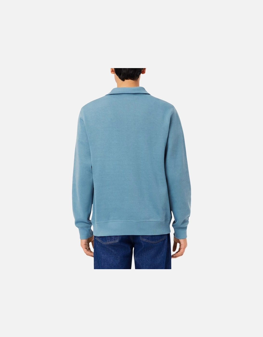 Mens Sweatshirt High Neck Interlock Sweatshirt