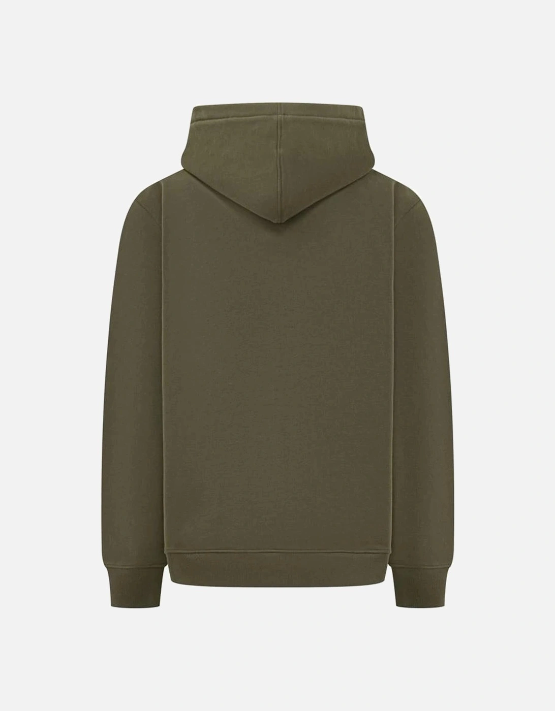 Zip Hoodie in Military Green