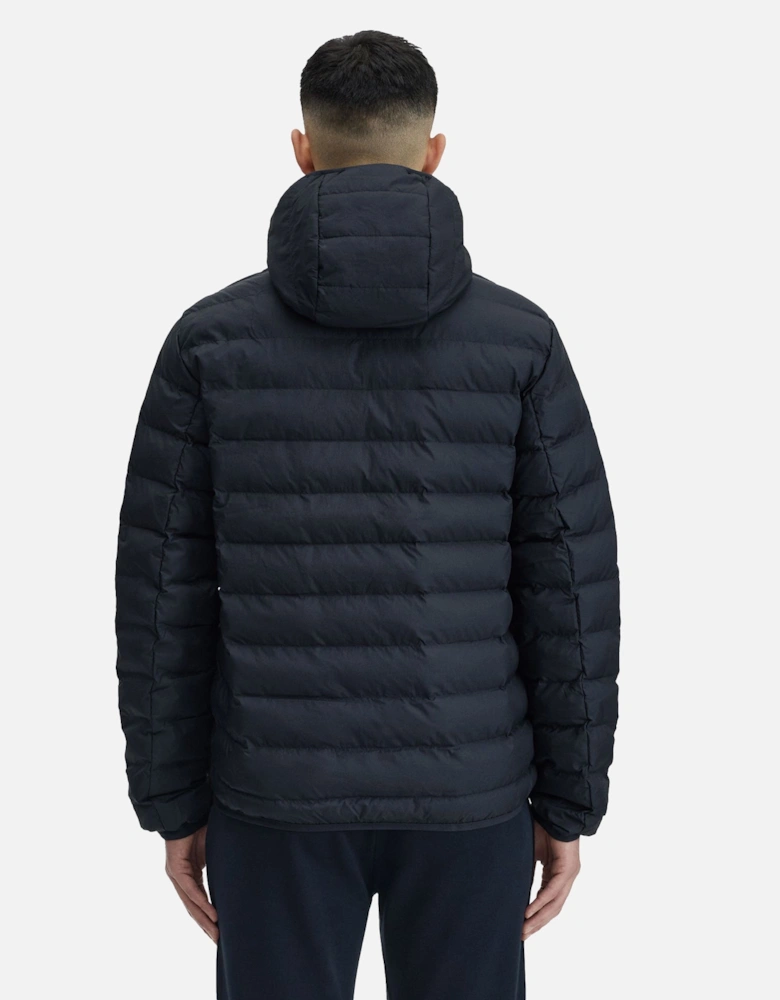 Hooded Insulated Padded Jacket Navy