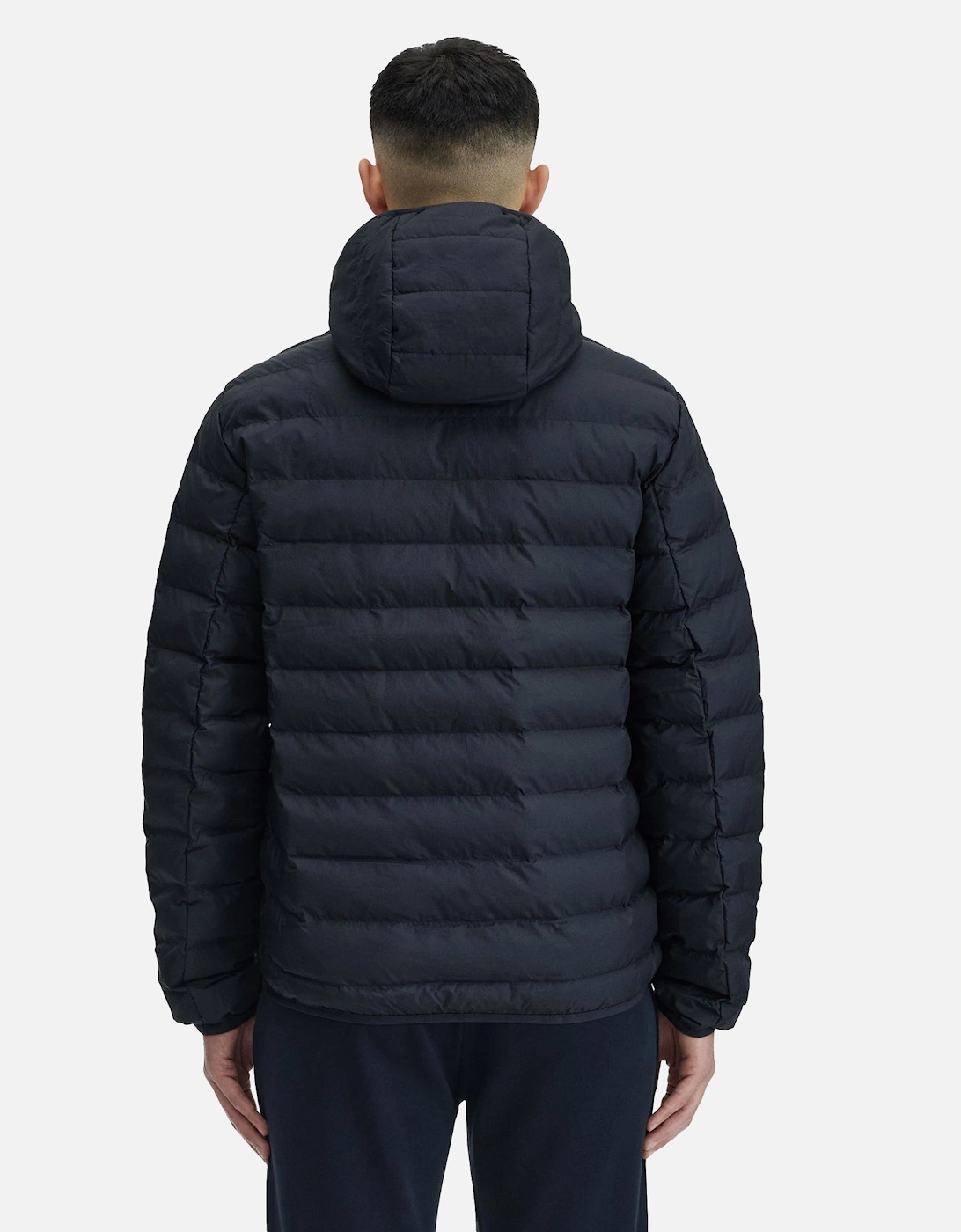 Hooded Insulated Padded Jacket Navy