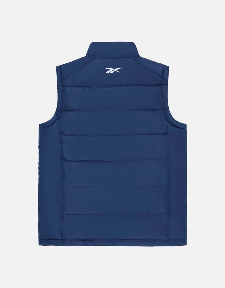 RB1572 Reversible Puffer Vest - Batik Blue