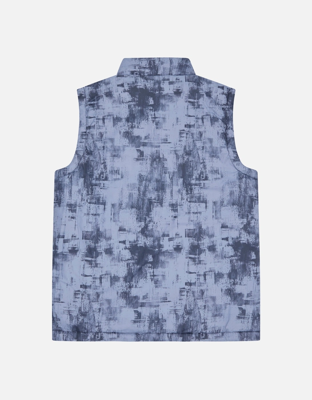 RB1572 Reversible Puffer Vest - Batik Blue