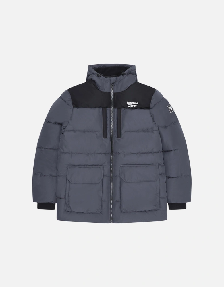 RB1497 Parka Puffer Jacket - Charcoal