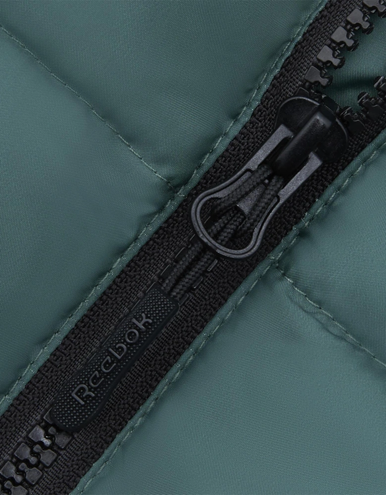 RB2103 Reversible Puffer Sherpa - Hunter Green