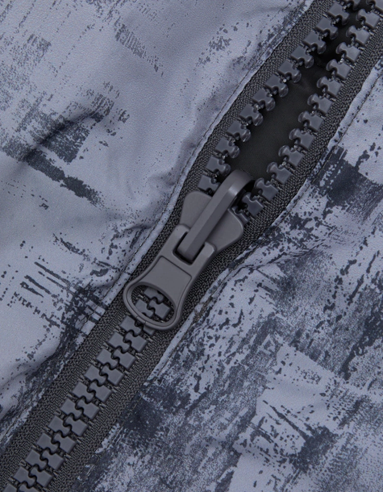 RB1572 Reversible Puffer Vest - Charcoal