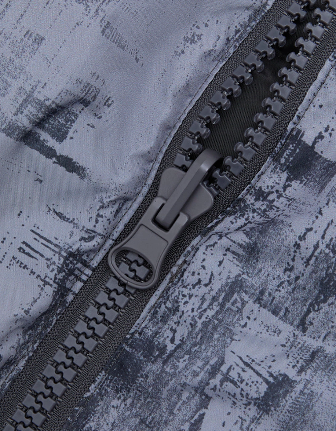 RB1572 Reversible Puffer Vest - Charcoal