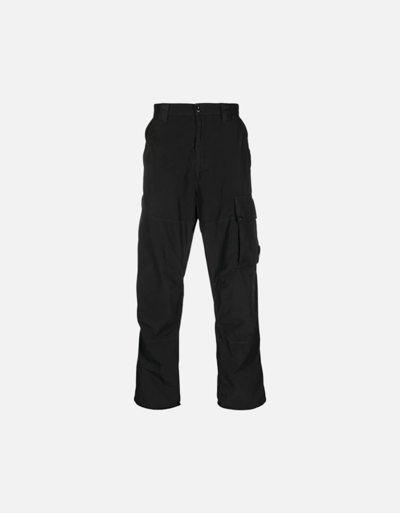 C.P. Company Black Cargo Lens Pants