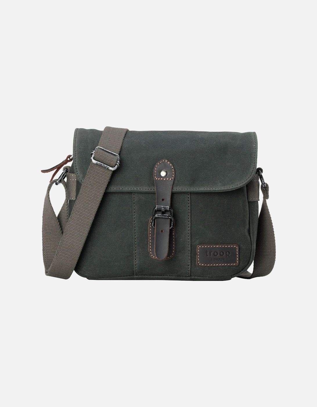 TRP0440 Heritage Canvas Leather Across body Bag, Small Travel Bag, 2 of 1